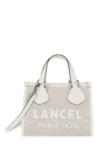Cabas D'Été Small Tote With Shoulder Strap Lancel cabas d'ete A12006