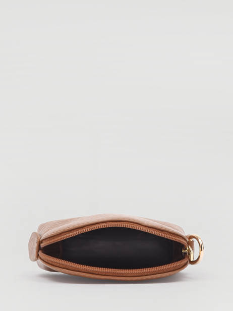 Coin Purse Leather Yves renard Brown foulonne 29365 other view 1