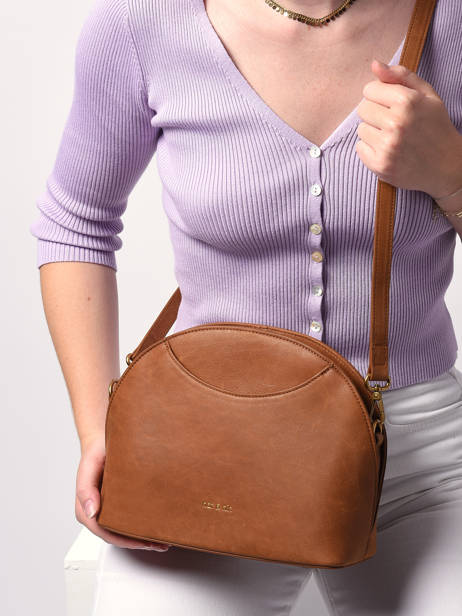 Shoulder Bag Vintage Leather Nat et nin Brown vintage APPOLINE other view 3