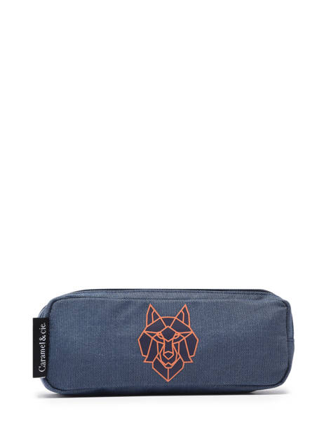 2-compartment Pouch Caramel et cie Blue fier GA