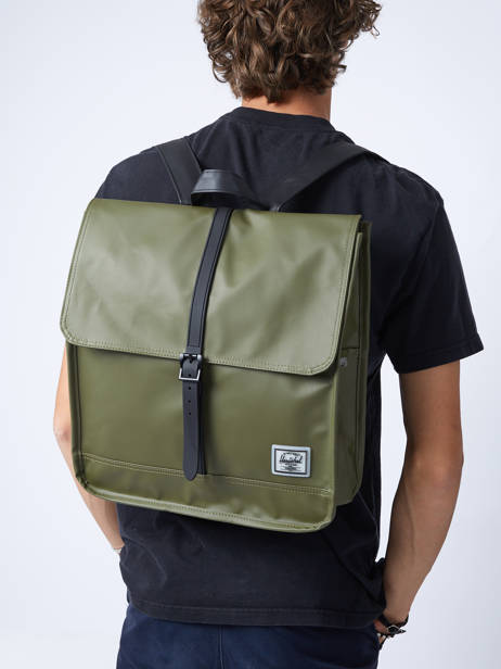 Backpack Herschel Green weather resistant 10998 other view 1