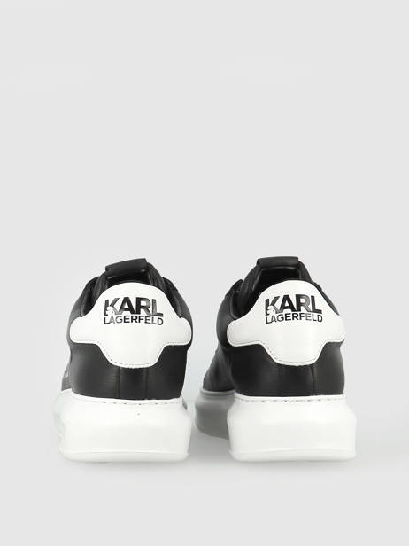 Sneakers Kapri Men Maison In Leather Karl lagerfeld Black men KL52538 other view 3