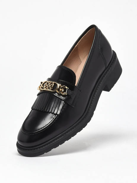 Elma Moccasins In Leather Unisa Black women ELMA other view 1