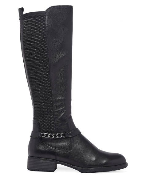 Bottes Cavalières En Cuir Tamaris Noir women 29