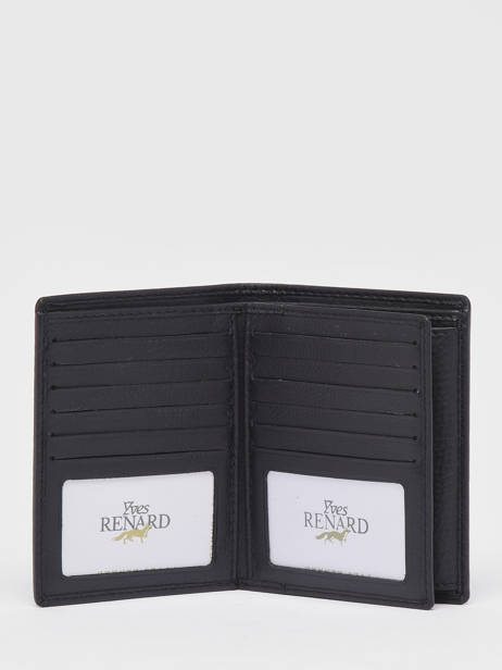 Wallet Leather Yves renard Black foulonne 23413 other view 1