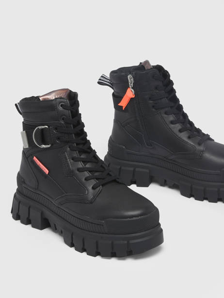 Boots Revolt Sport Ranger In Leather Palladium Black women 98355001 other view 3