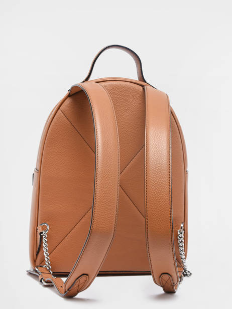 Small Leather Ninon Backpack Lancel Brown ninon A12093 other view 4