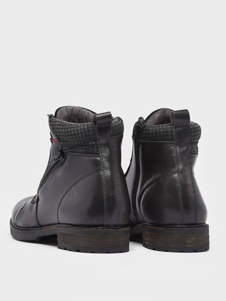 Boots Hamo In Leather Redskins Black men HAMO other view 3