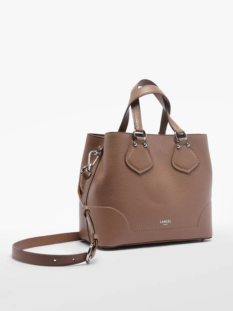 Small Leather Néo Izy Satchel Lancel Brown neo izy A12133 other view 2