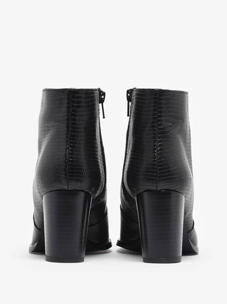 Heeled Boots Selena In Leather Brenda zaro Black women 3897 other view 4