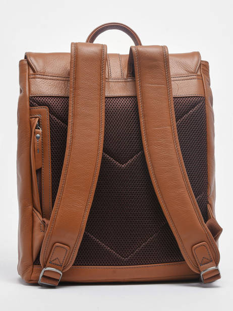 2-compartment Foulonné Backpack Etrier Brown foulonne EFOU8092 other view 3