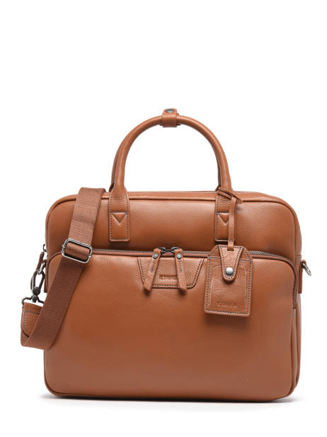 Business Bag Foulonné Etrier Brown foulonne EFOU8151