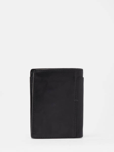 Portefeuille Traveler Cuir Basilic pepper Noir traveler BTRA91 vue secondaire 3