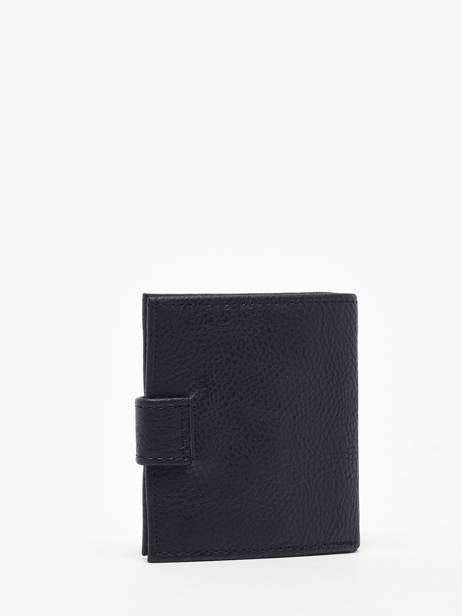 Wallet With Card Holder Leather Miniprix Black essentiel 8834 other view 2