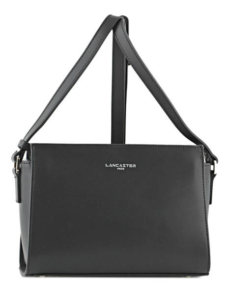 Shoulder Bag Smooth Leather Lancaster Black smooth 437-02