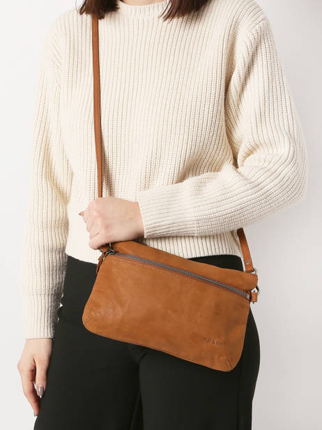 Leather Vicky Crossbody Bag Nat et nin Brown vintage VICKY other view 1