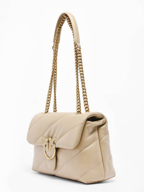 Cross Body Tas Love Bag Puff Leather Pinko Beige love bag puff A0F2 other view 2