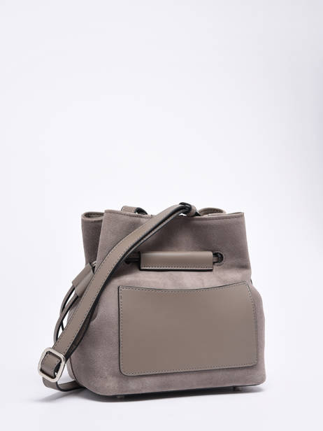 Leather Crossbody Bag Nomade Etrier Gray nomade ENOM004S other view 4