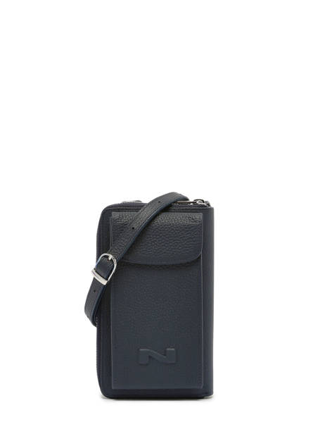 Leather Pocket Phone Pouch Nathan baume Blue n city 3