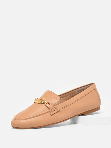 Moccasins Averi In Leather Lauren ralph lauren Beige women 83498310 other view 3