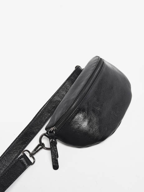 Leather Nine Belt Bag Milano Black nine NI19091N other view 2