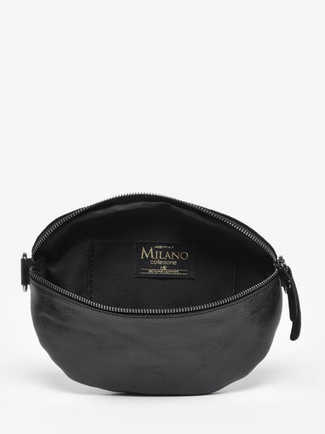 Leather Nine Belt Bag Milano Black nine NI19091N other view 3