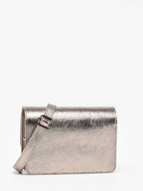 Sac Bandoulière Nine Cuir Milano Gris nine NI22115N vue secondaire 4