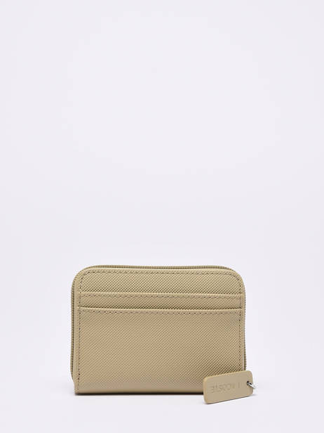 Coin Purse Lacoste Beige l.12.12 concept NF4193PO other view 2