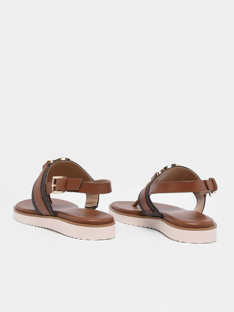 Sandals Rory In Leather Michael kors Brown women S3ROFS1B other view 3