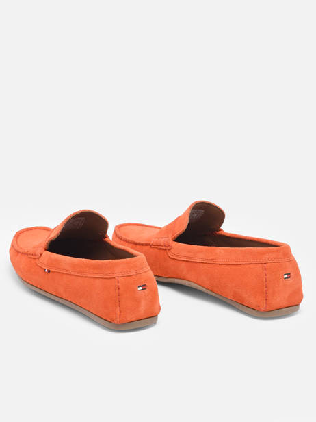 Moccasins In Leather Tommy hilfiger Orange men 4271SNX other view 3