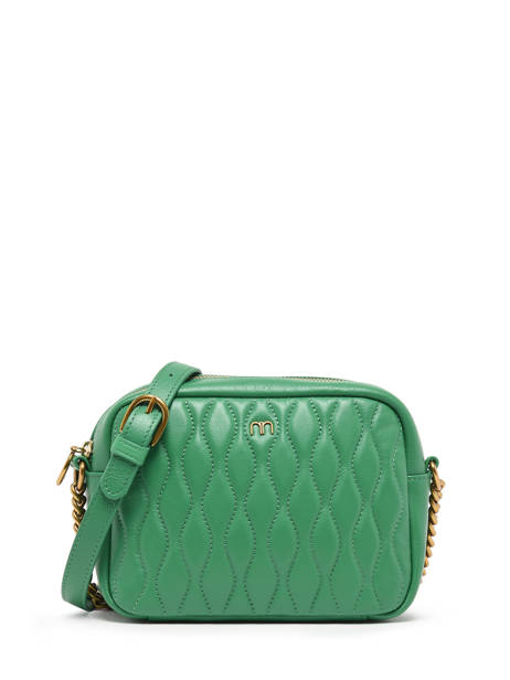 Shoulder Bag Vintage Leather Nat et nin Green vintage EMMA