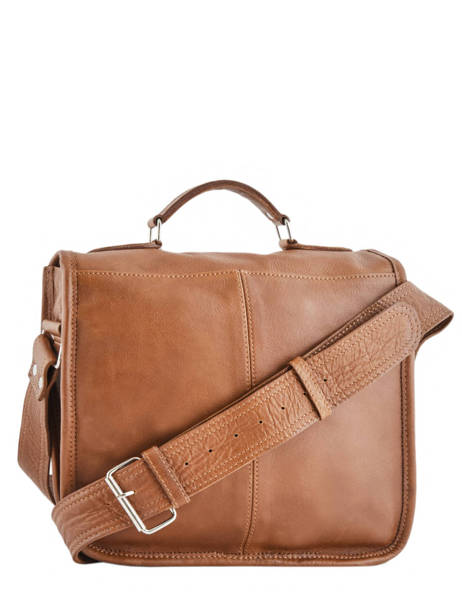 Le  Cartable  S Cuir Paul marius Marron vintage S vue secondaire 3