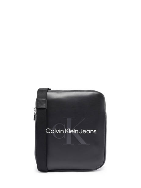 Crossbody Bag Calvin klein jeans Black monogram soft K510108