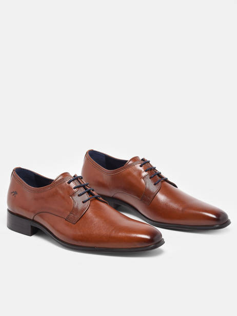 Leather Cesar Lace-up Shoes Fluchos Brown men 9668 other view 2