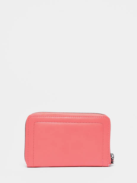 Wallet Leather Hexagona Pink sauvage 418186 other view 2