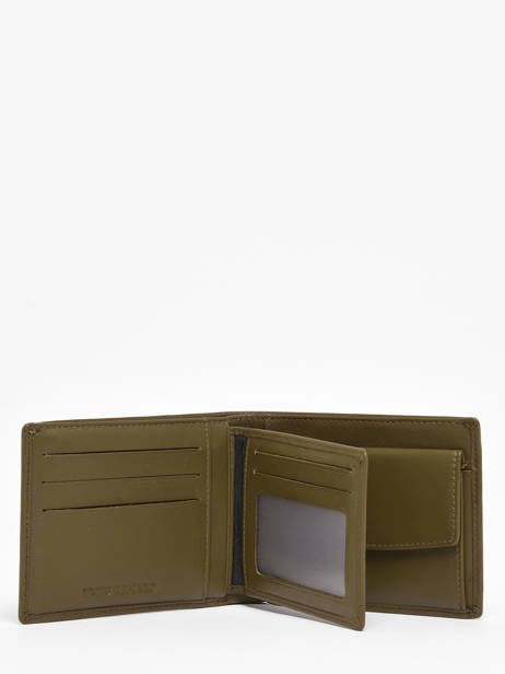 Smooth Leather Wallet Yves renard Green smooth 1572 other view 1