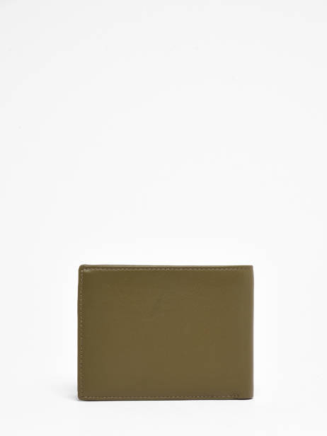 Smooth Leather Wallet Yves renard Green smooth 1572 other view 3