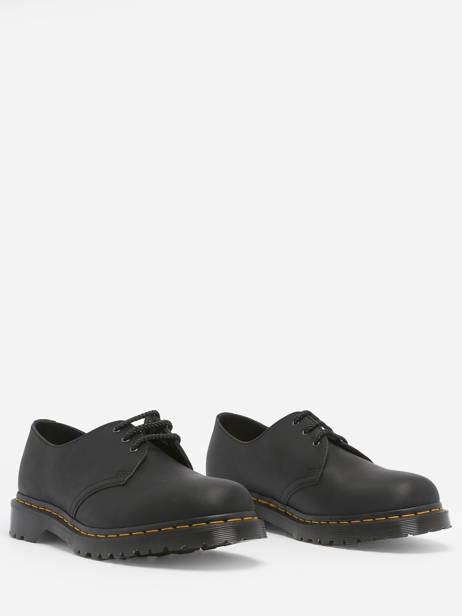 Derby Shoes 1461 Black Waxed Full Grain In Leather Dr martens Black men 30679001 other view 2