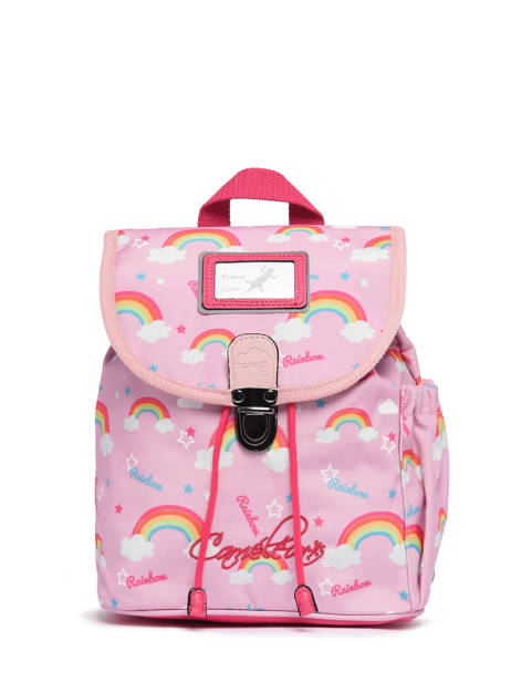 Rétro 1 Compartment  Backpack Cameleon Pink retro - RET-SD25 other view 1