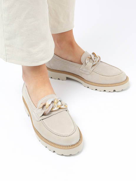 Moccasins In Leather Gabor Beige women 12 other view 2