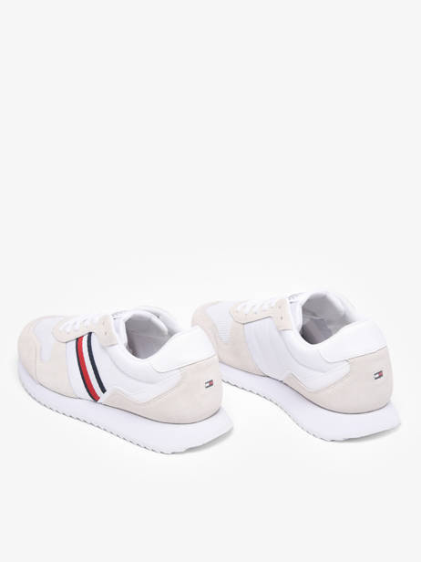 Sneakers In Leather Tommy hilfiger White men 4699YBS other view 3