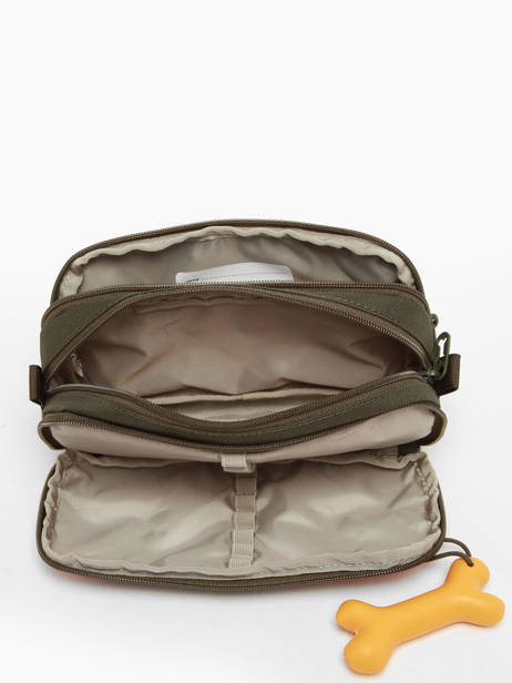 Pencil Case 3 Compartments Stones and bones Green boys B other view 1