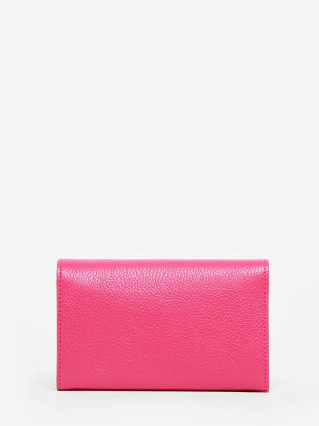 Leather Madras Wallet Etrier Pink madras EMAD469 other view 2