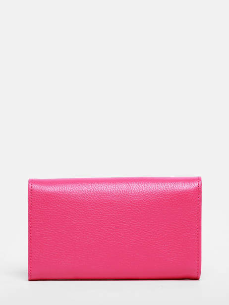 Leather Madras Wallet Etrier Pink madras EMAD701 other view 2