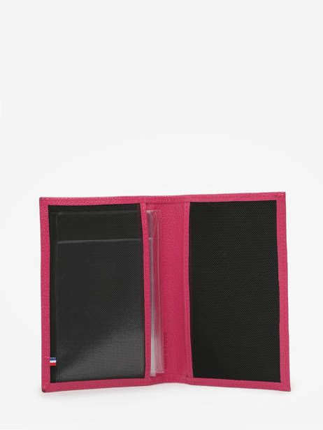 Leather Document Holder Madras Etrier Pink madras EMAD429 other view 1